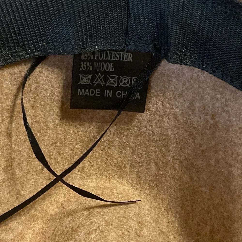 Wool Tan Fedora Hat